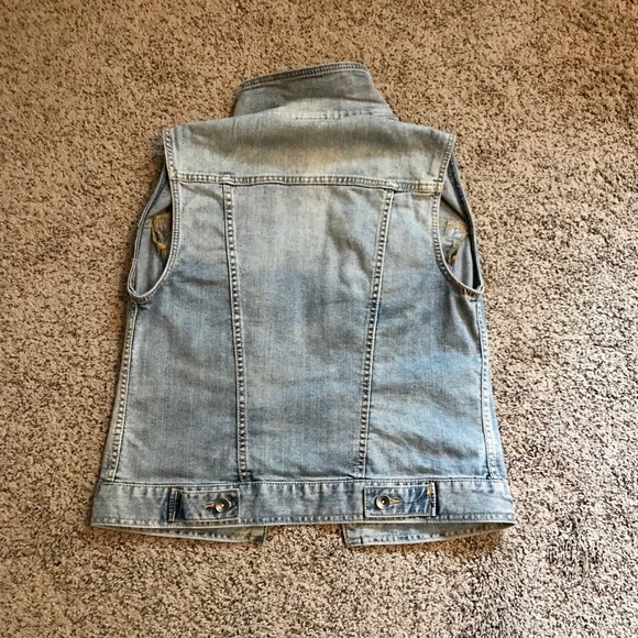 Merona Denim Jean Vest Size XS - Picture 3 of 8